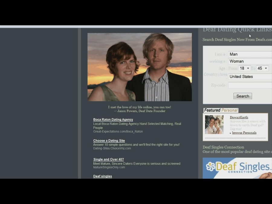 free deaf and dumb dating site