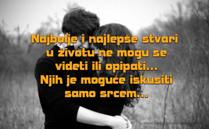 ljudi se rastanu ali duse nikada